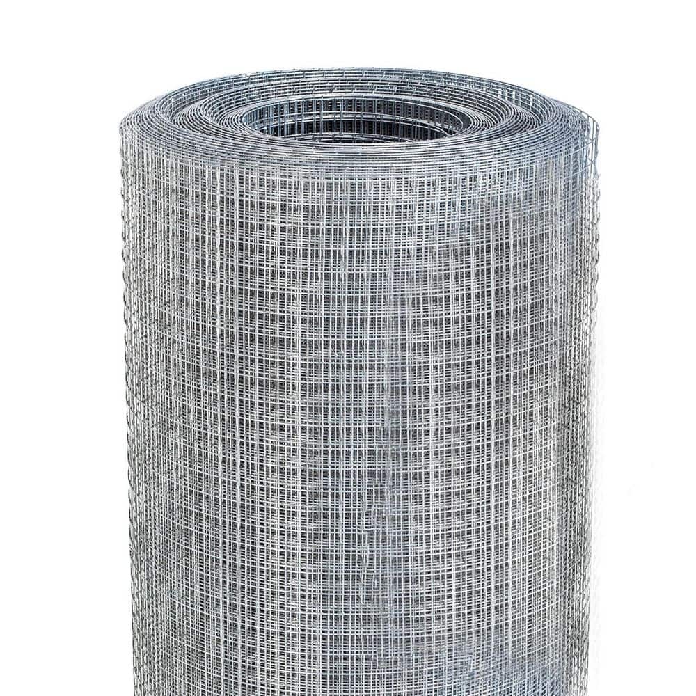NVNOO 1/2 in. 48 in. x 100 ft. 19-Gauge Double-Hot-Dipped Galvanized after Welding Fencing (1)