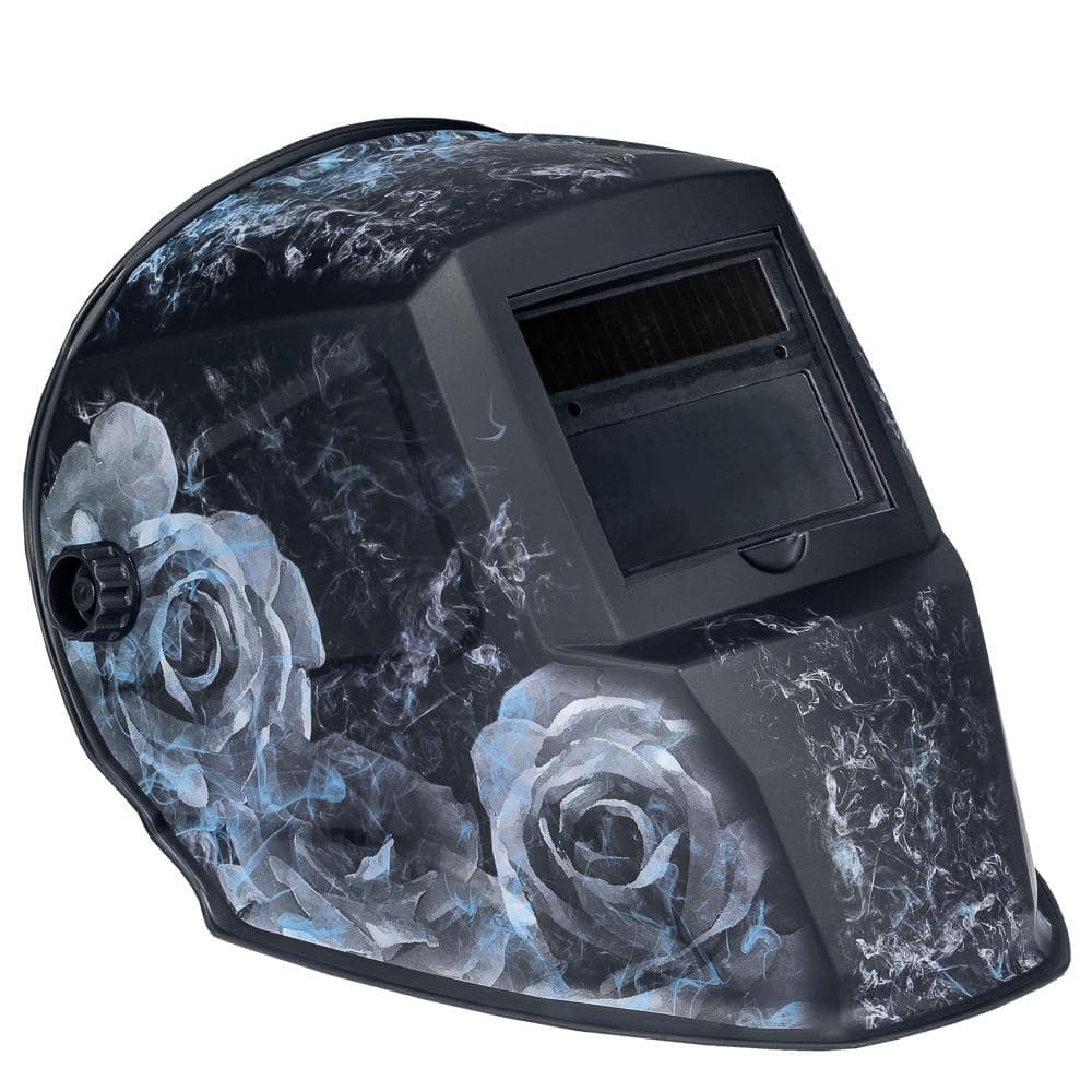 Forney Auto Darkening Welding Helmet Smoking Rose Design (3)