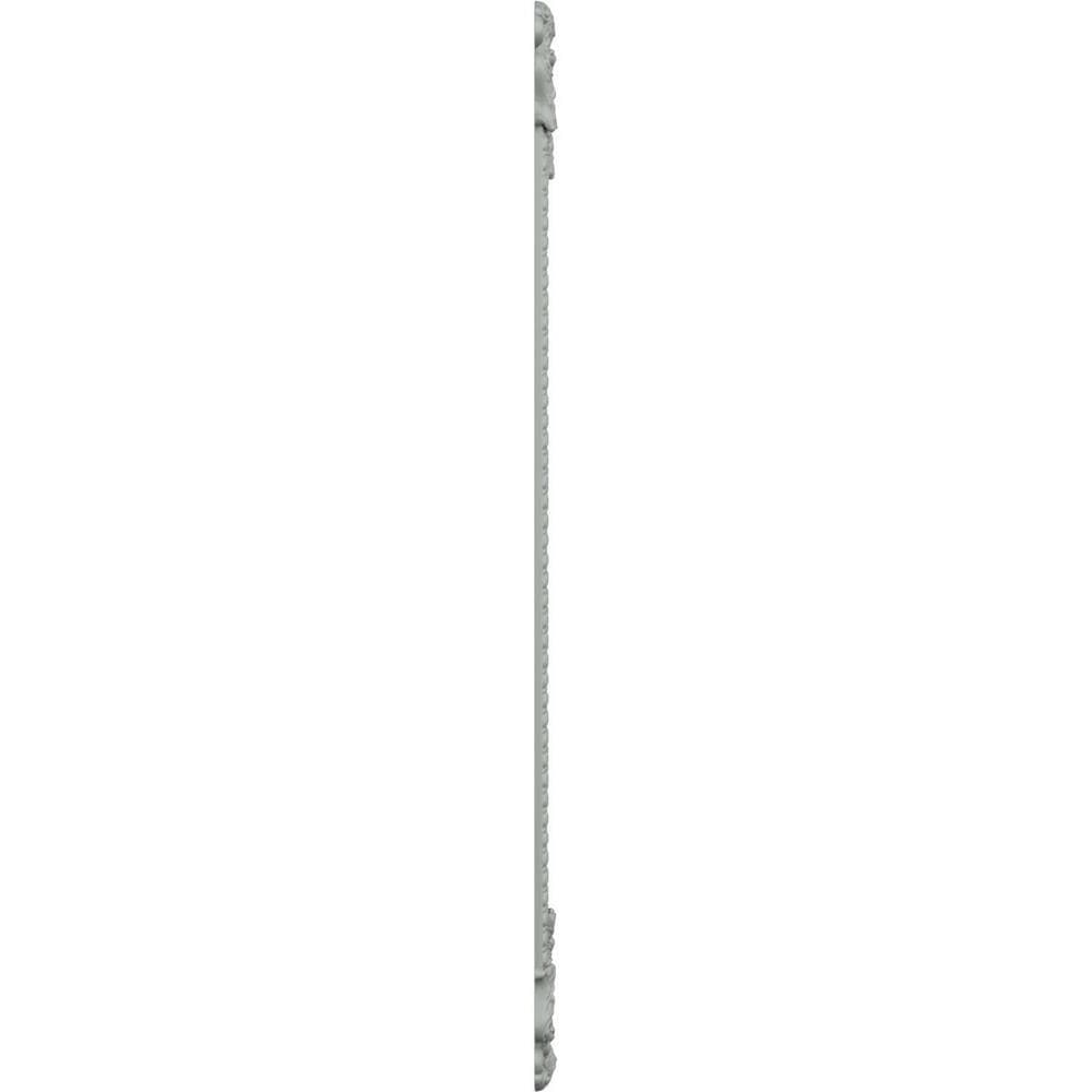 Ekena Millwork 28 in. W x 72 in. H Unfinished Polyurethane Devon Rope Panel Moulding Kit (Single Panel) (3)