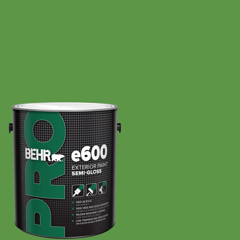BEHR PRO 1 gal. #430B-7 Cress Green Semi-Gloss Exterior Paint