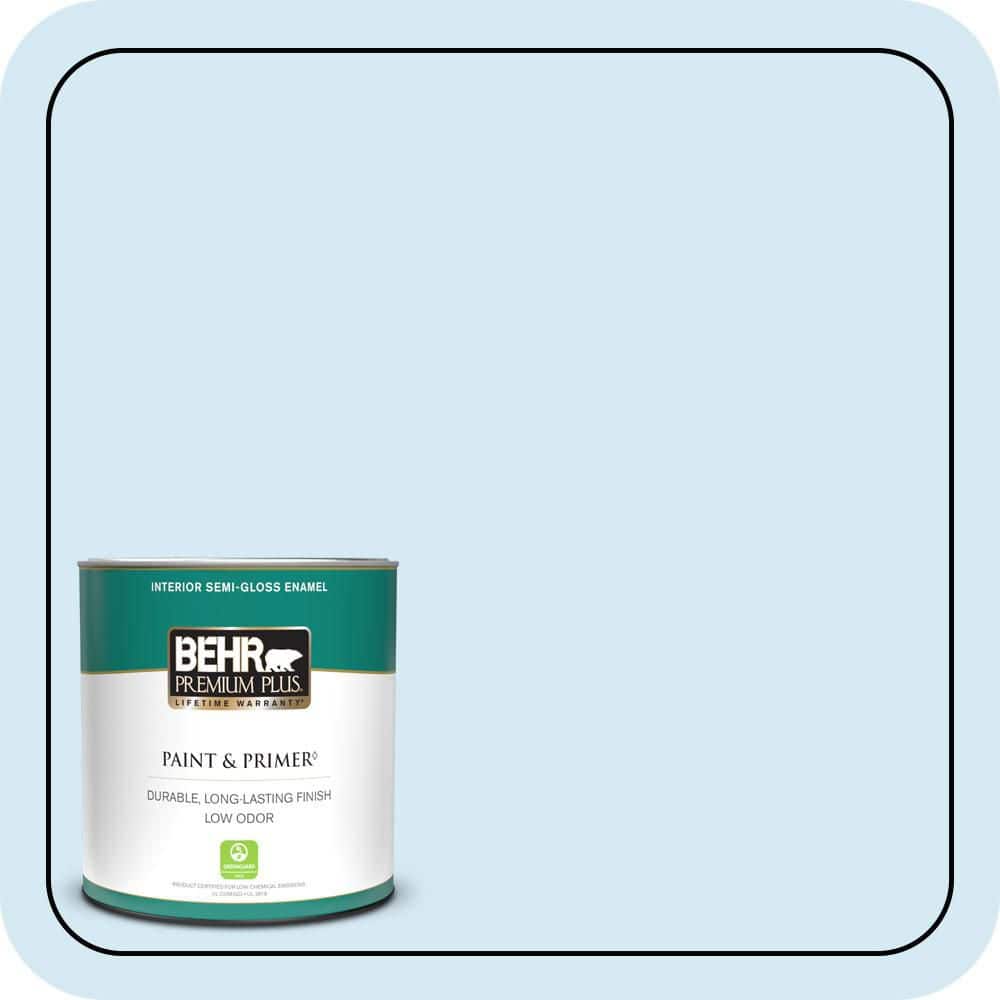 BEHR PREMIUM PLUS #P500-1 Spacious Skies Enamel Low Odor & Primer (1)