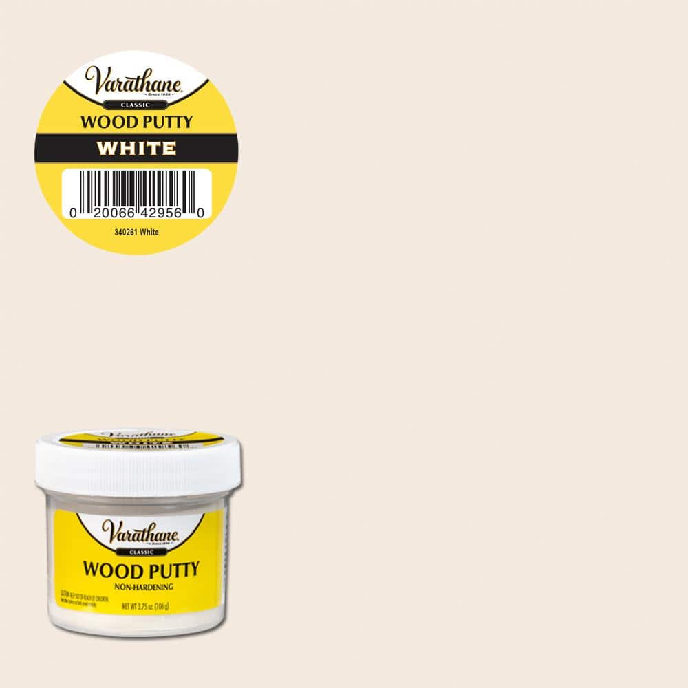 Varathane 3.75 oz. White Wood Putty (Case of 6)