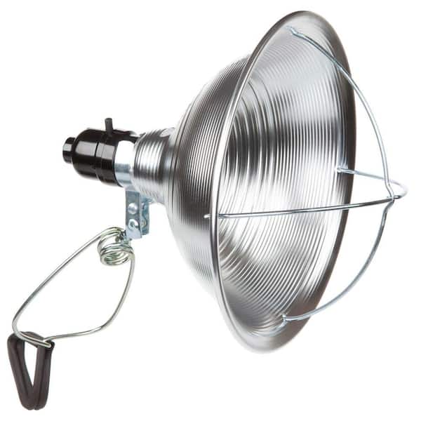 HDX 8-1/2 in. 125-Watt Incandescent Aluminum Heat Clamp Light