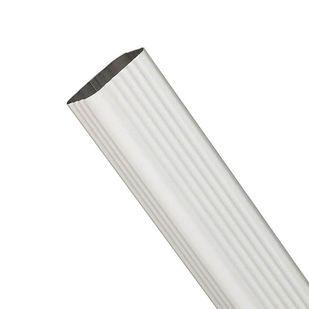 Spectra Pro Select 2 in. x 3 in. HD White Aluminum Downspout Extension