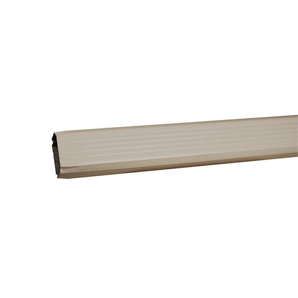 Amerimax 2 in. x 3 in. x 10 ft. Herringbone Aluminum Downspout