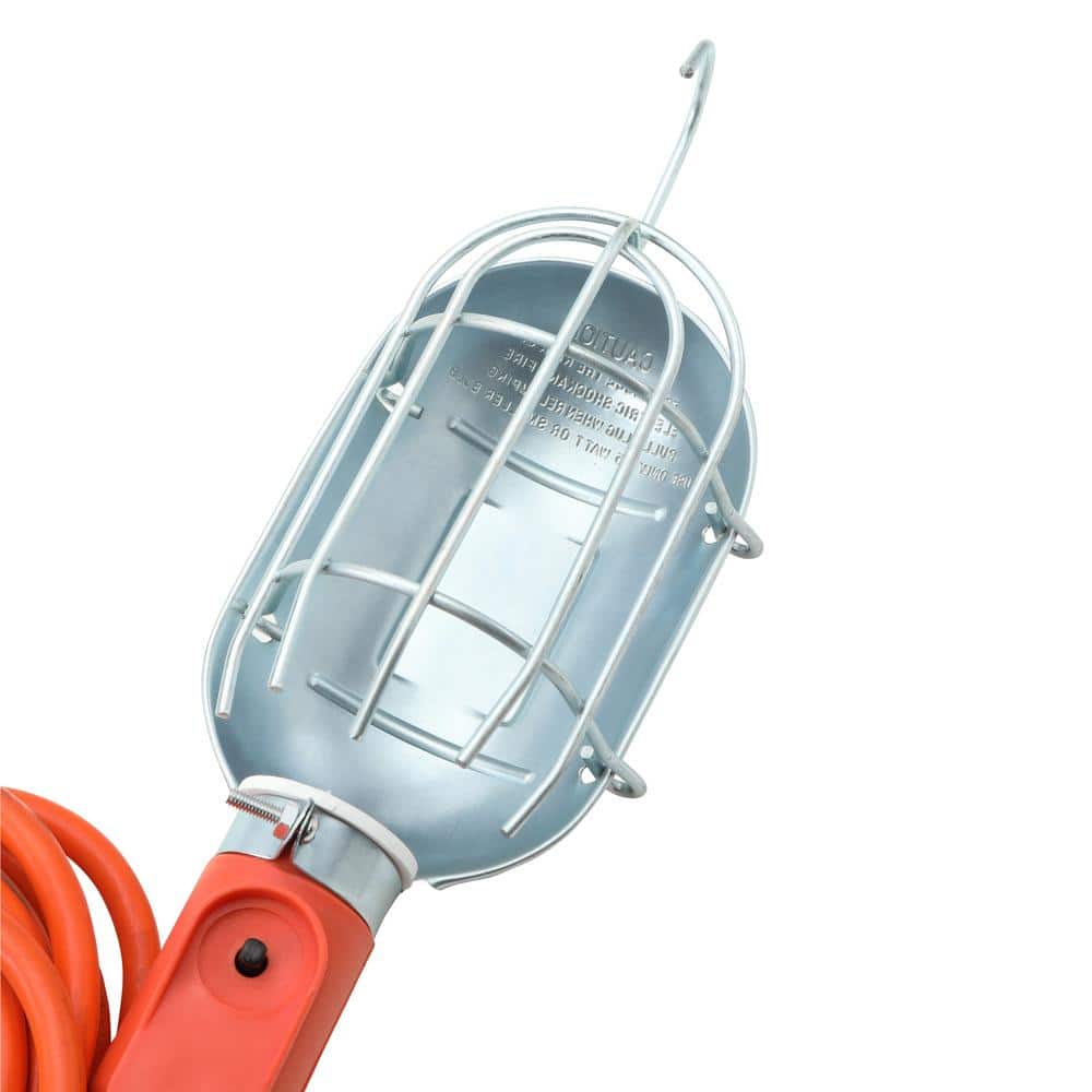 HDX 75-Watt Incandescent Trouble Work Light with 25 ft. Cord (4)