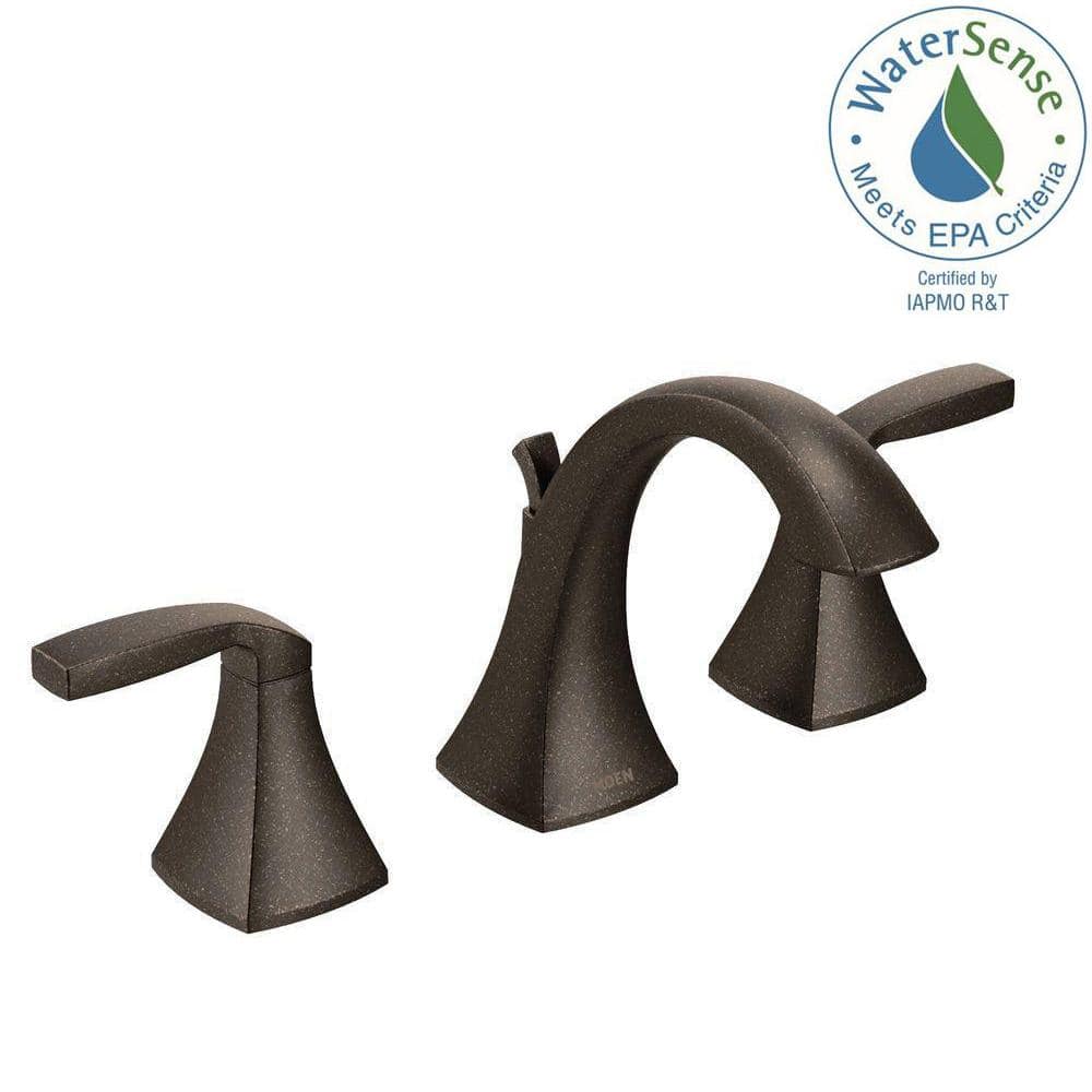 MOEN Voss 8 in. Widespread 2-Handle High-Arc Bathroom Faucet Trim Kit (Valve Not Included) (2)