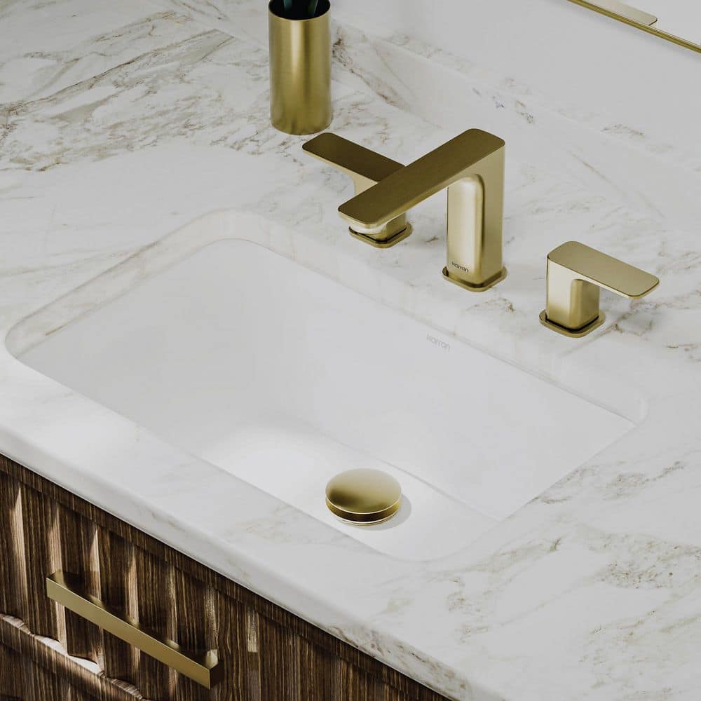 Karran Valera 19-3/4 in. x 13-3/4 in. Rectangular Undermount Vitreous China Bathroom Sink in White (2)