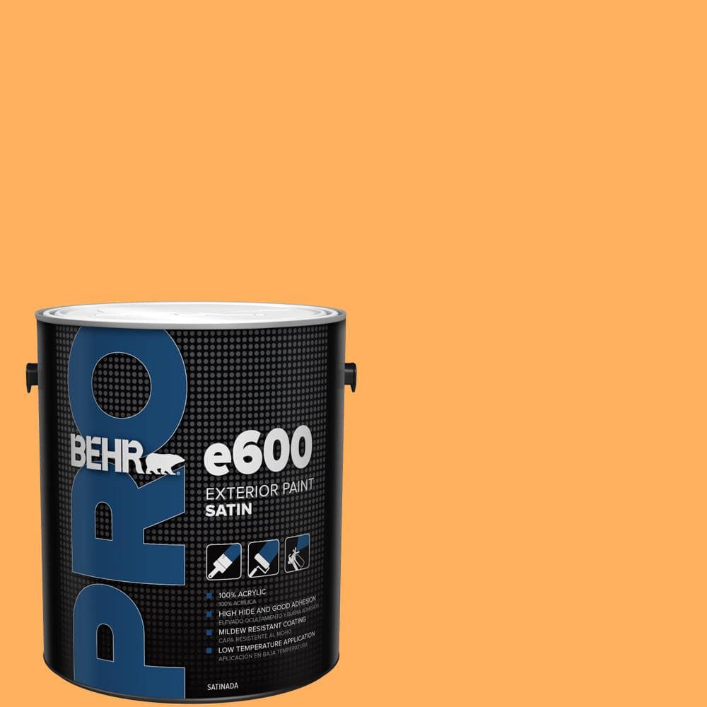BEHR PRO 1 gal. #280B-5 Vintage Orange Satin Exterior Paint