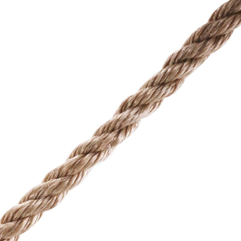 Everbilt 5/8 in. x 1 ft. Brown Twisted Polypropylene Rope