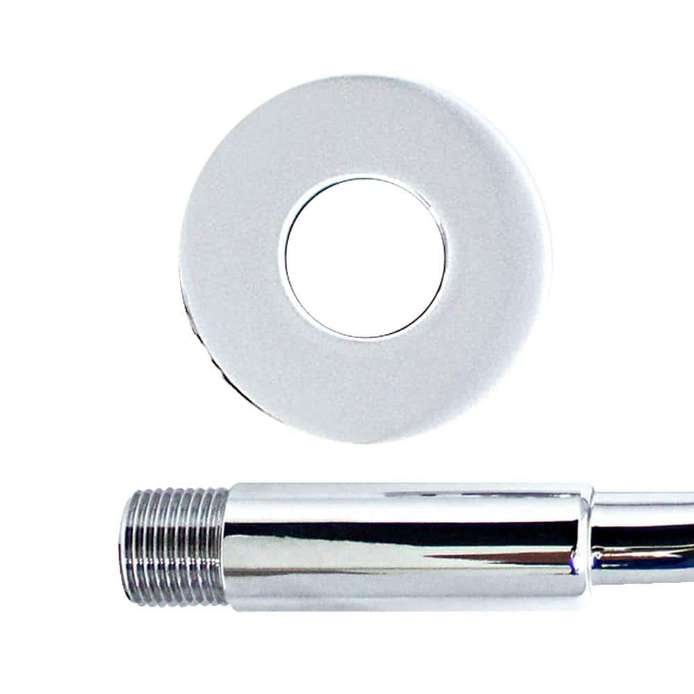 MODONA Gooseneck Rain Shower Arm with Flange (3)