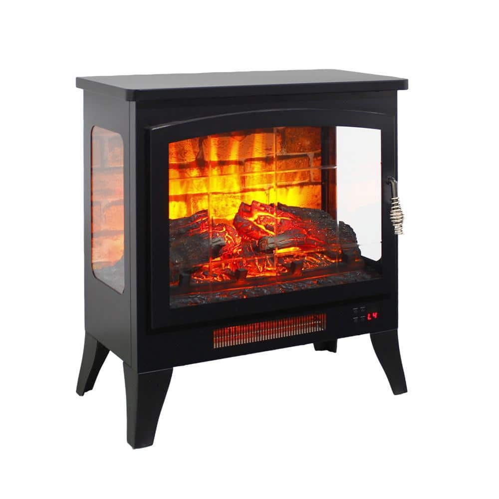 Unbranded 1400-Watt Electric Fireplace Infrared Quartz Heater with 3D Flame effect (1)