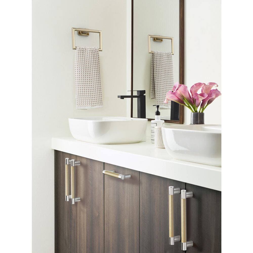 Amerock Bronx Wall Mounted Towel Ring in Golden Champagne (2)