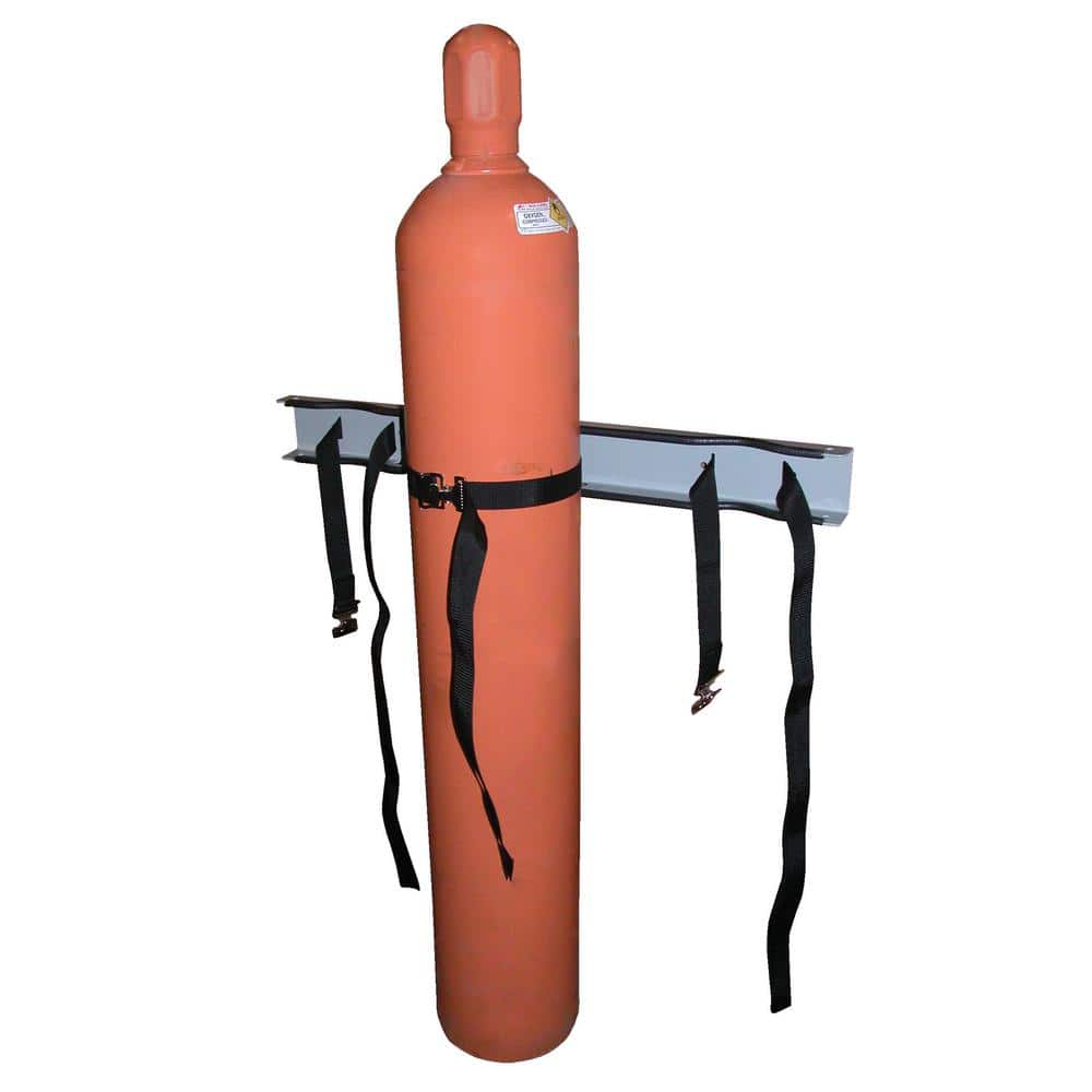 Vestil Steel Wall-Mounted 3 Cylinder Bracket (3)
