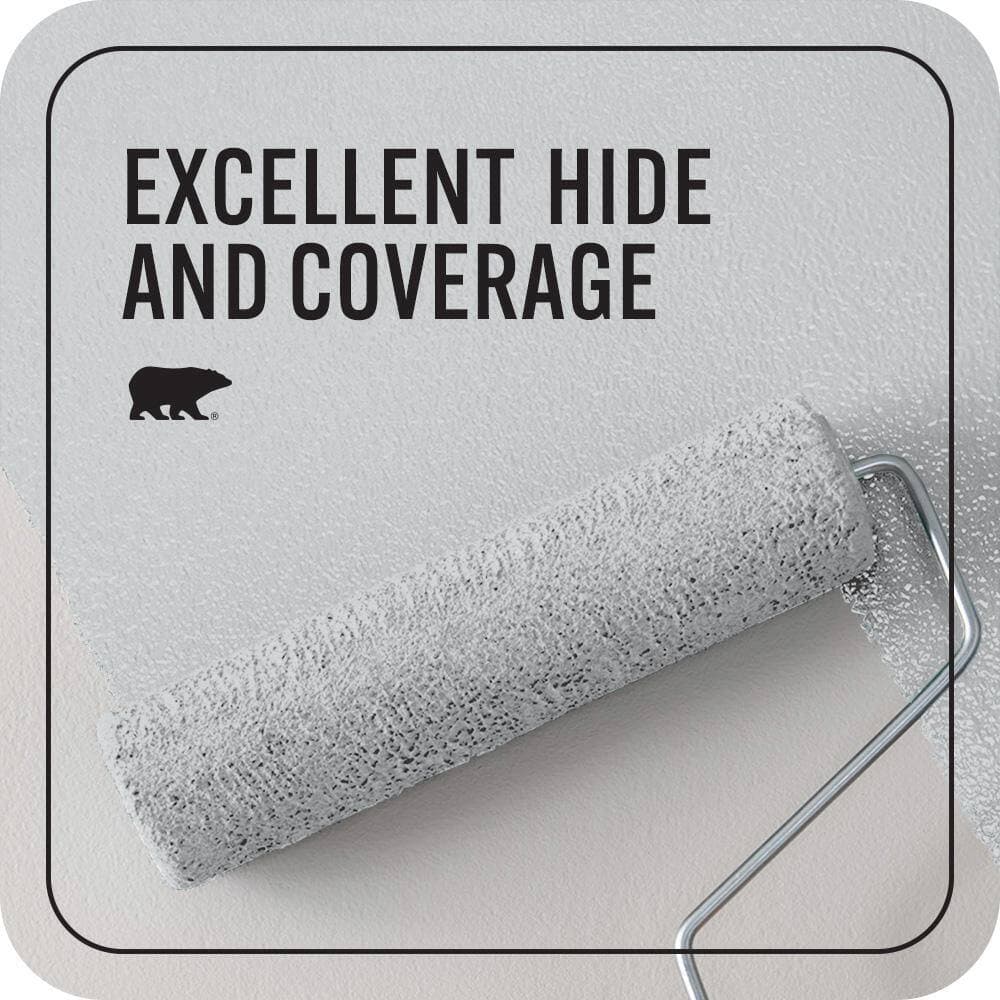 BEHR PREMIUM PLUS #N510-1 Silver Shadow Enamel & Primer Color Sample (4)