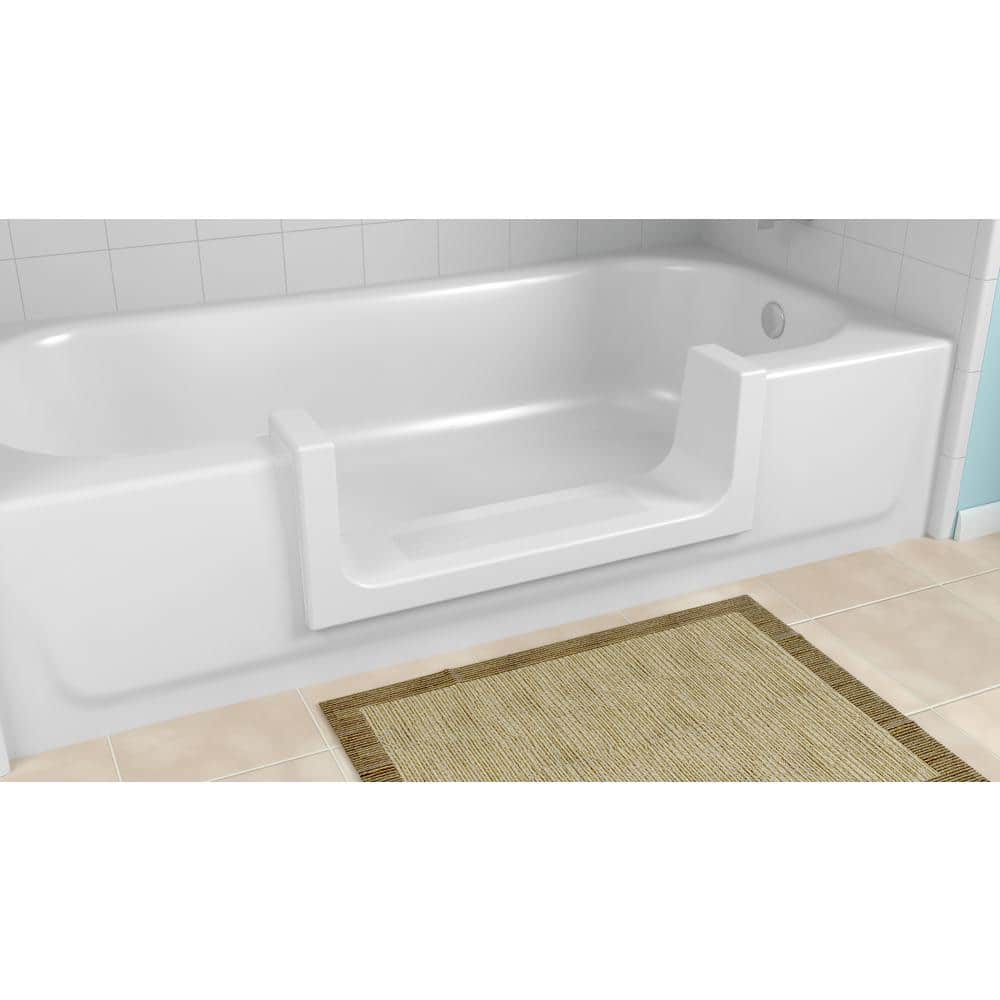 Cleancut Wide White Step Bathtub Conversion Kit (3)