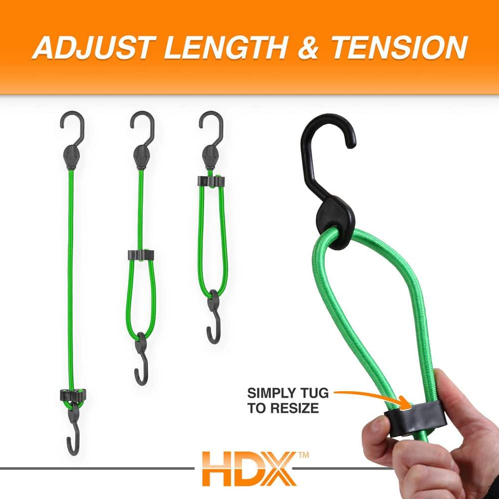 HDX 28 in. to Adjustable Super Strong Bungee (3)
