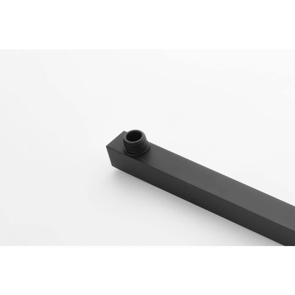 Unbranded Shower Arm with Flange, 1/2 NPT Tapered Threads, Rain Shower Head Arm, Wall Mount Shower Extension Arm (3)