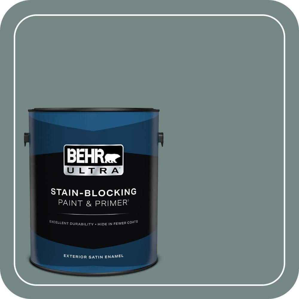 BEHR ULTRA 1 gal. #MQ6-10 Echo Park Satin Enamel Exterior Paint & Primer