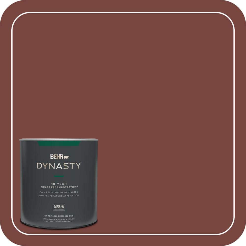BEHR DYNASTY 1 qt. #PMD-89 Decadence Semi-Gloss Exterior Stain-Blocking Paint & Primer