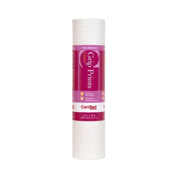 Con-Tact Grip Prints White Shelf/Drawer Liner (2)