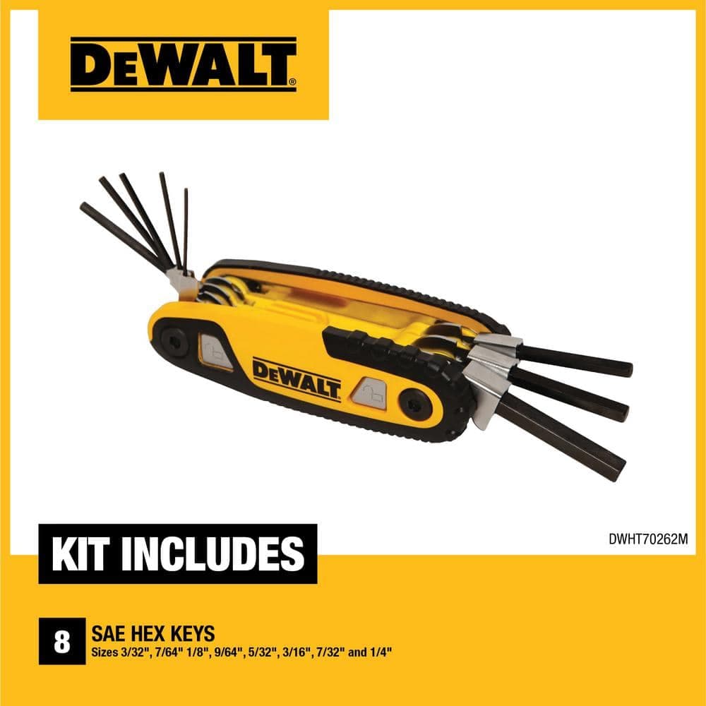 DEWALT SAE Locking Hex Key Set (8-Piece) (2)