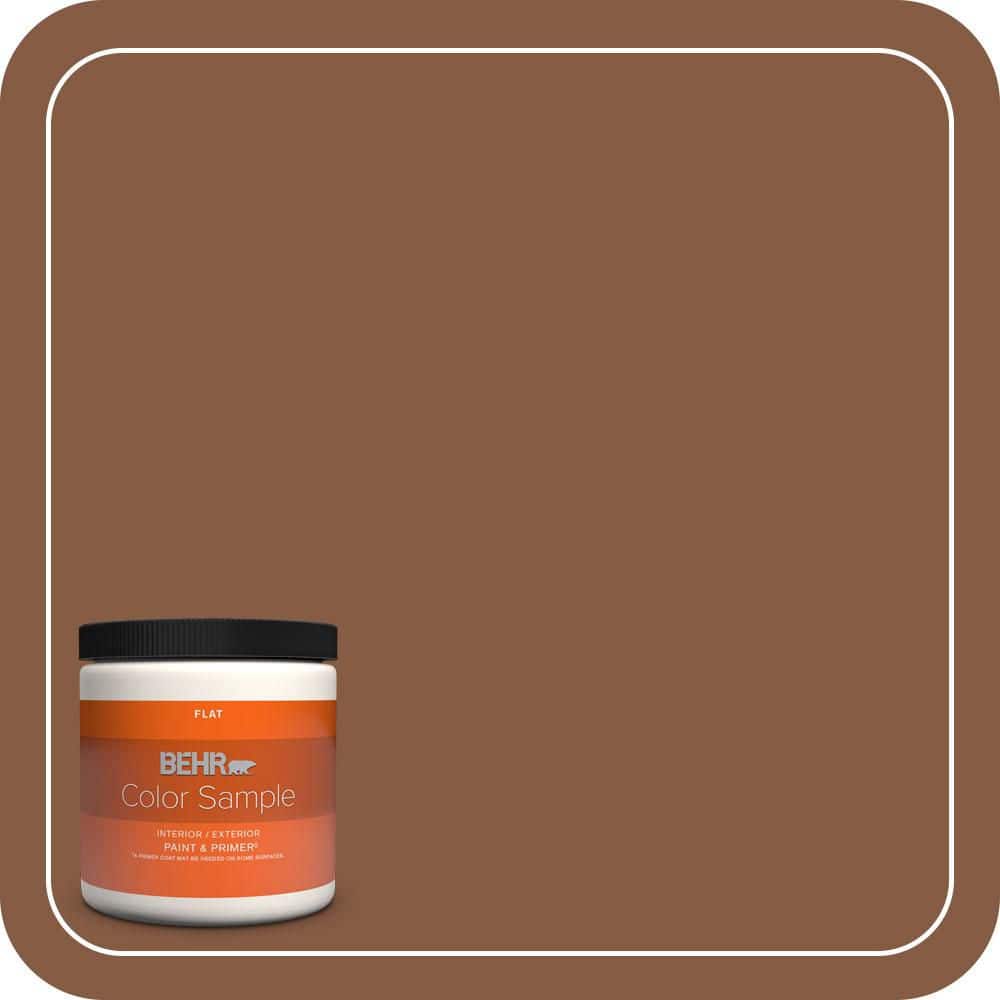 BEHR PREMIUM PLUS #ICC-80 Cinnamon Spice Enamel Low Odor & Primer (1)