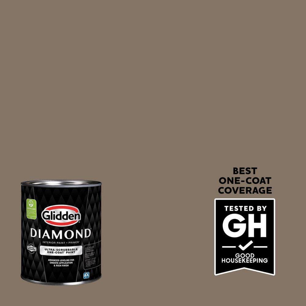 Glidden Diamond 1 qt. PPG1020-6 Wicker Basket Eggshell Interior Paint with Primer