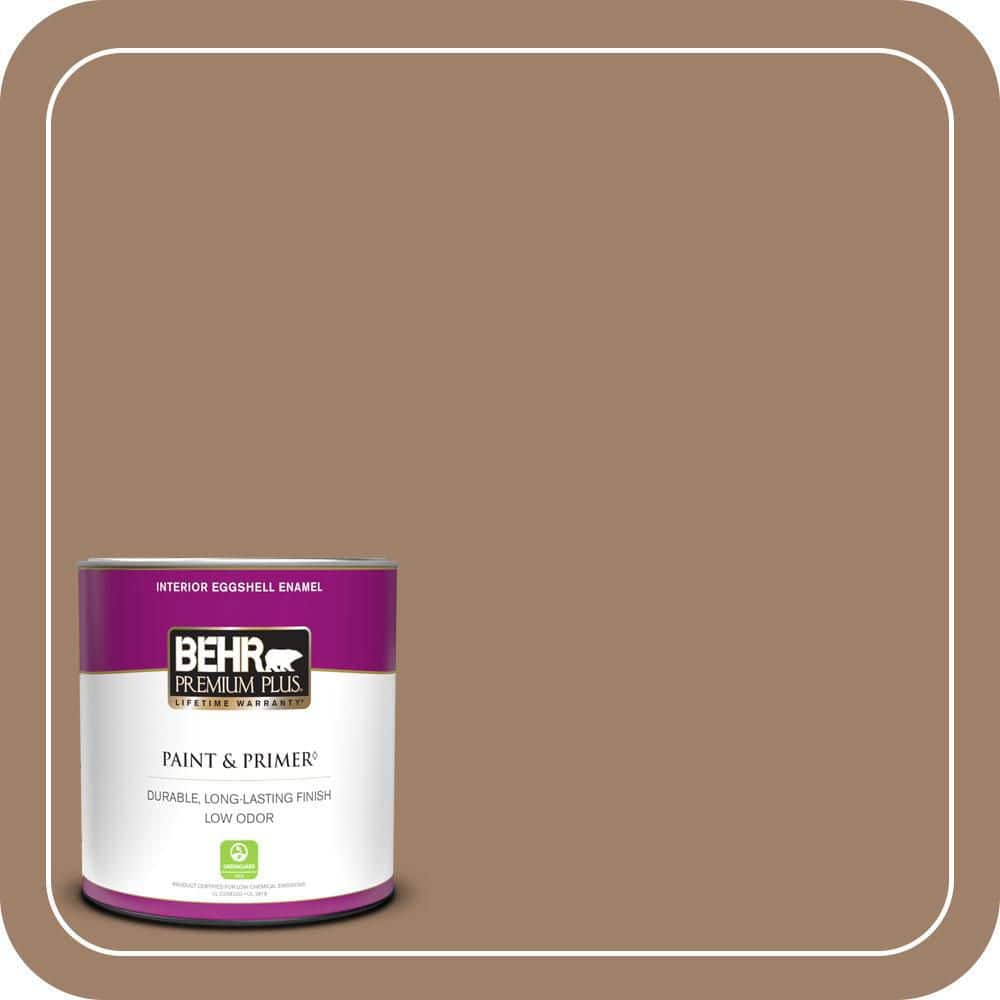 BEHR PREMIUM PLUS #ECC-40-3 Seasoned Acorn Enamel Low Odor & Primer (1)