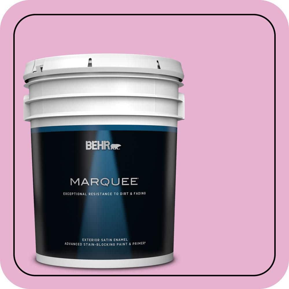 BEHR MARQUEE 5 gal. #P120-2 Gumball Satin Enamel Exterior Paint & Primer