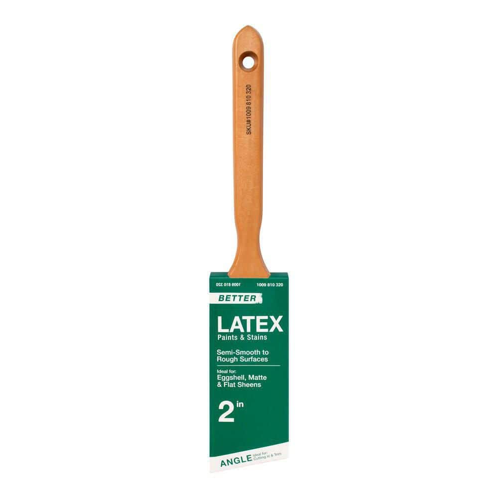 PRIVATE BRAND UNBRANDED Better 2 in. Polyester Angle Sash General Purpose Paint Brush