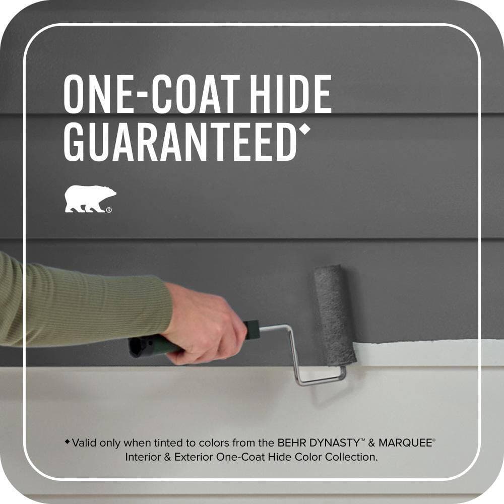 BEHR MARQUEE 5 gal. #QE-62 Maximum Gray Flat Exterior Paint & Primer (3)