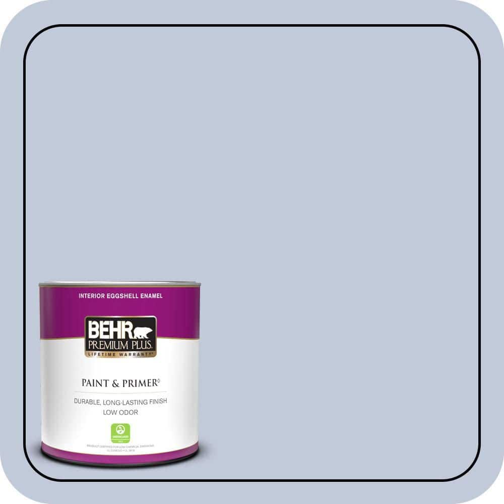 BEHR PREMIUM PLUS #600E-3 Icy Brook Enamel Low Odor & Primer (1)