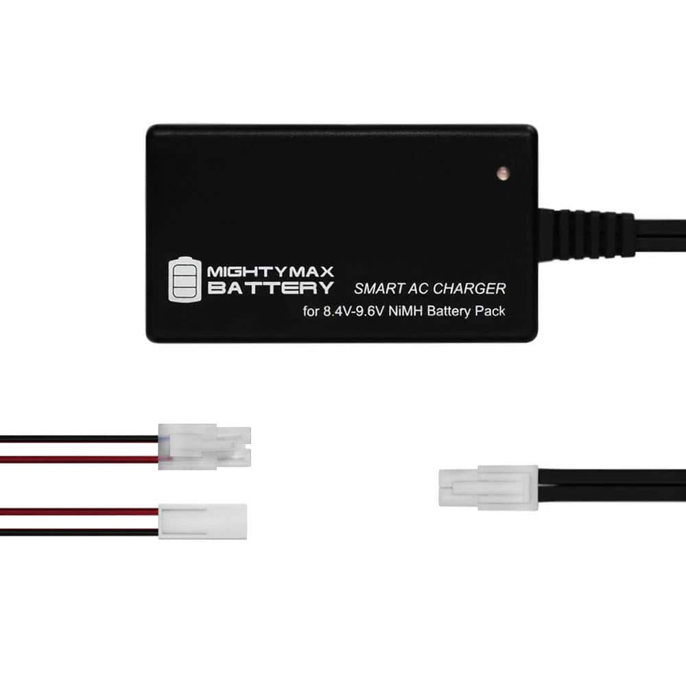 MIGHTY MAX BATTERY Smart Charger for 9.6V - 1600mAh NiMH AIRSOFT Battery (2)