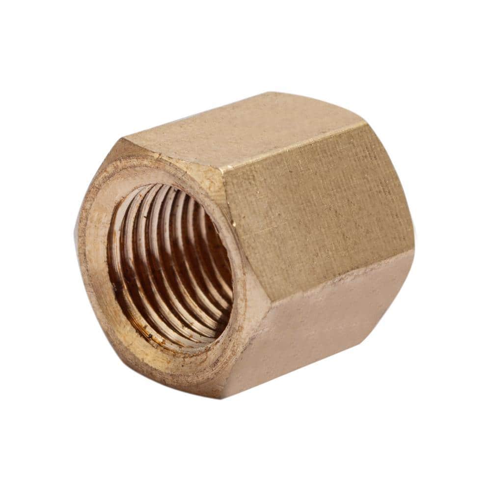 LTWFITTING 1/8 in. FIP Brass Pipe Cap Fitting (10-Pack) (1)