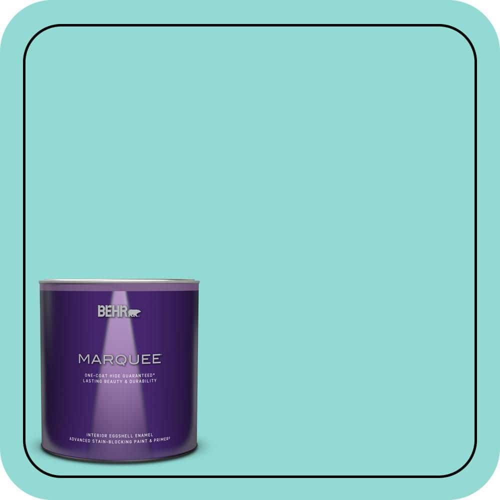 BEHR MARQUEE 1 qt. #490A-3 Sweet Rhapsody Eggshell Enamel Interior Paint & Primer