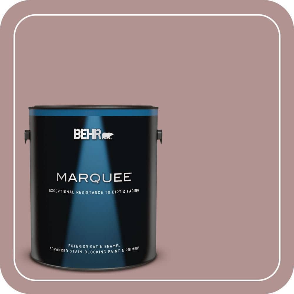 BEHR MARQUEE 1 gal. #MQ1-46 Antoinette Satin Enamel Exterior Paint & Primer