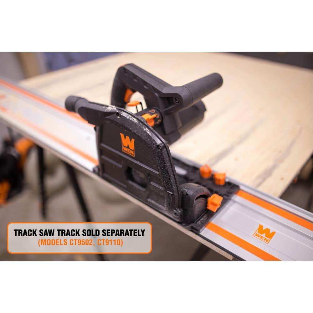 WEN 10 Amp 6.5 in. Plunge Cut Sidewinder Circular Track Saw (2)