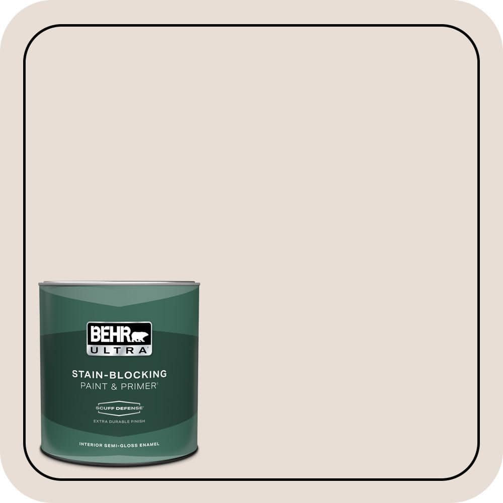 BEHR ULTRA 1 qt. #MQ3-8 Ballerina Beauty Extra Durable Semi-Gloss Enamel Interior Paint & Primer