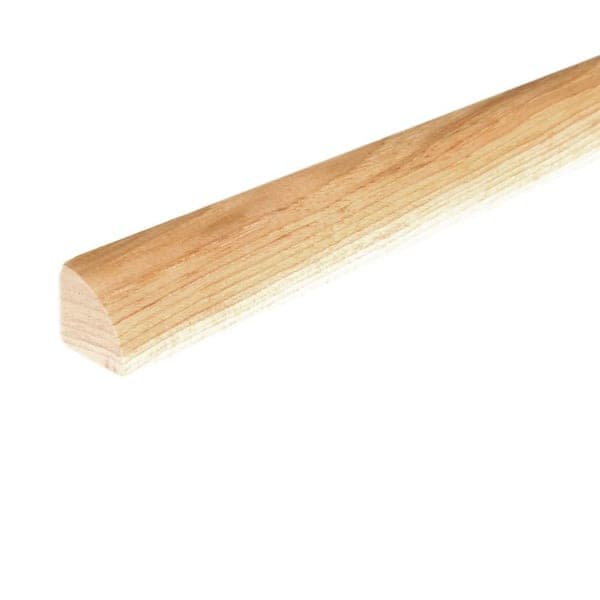 ROPPE Quarter round unfinished 0.75 in. T x . 75 in. W x 78 in. L Solid Light Matte Hardwood Trim
