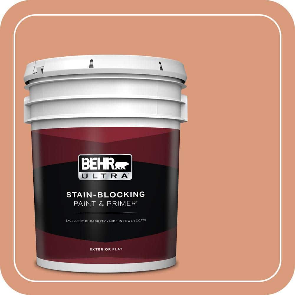 BEHR ULTRA 5 gal. #MQ1-27 Dazzle and Delight Flat Exterior Paint & Primer