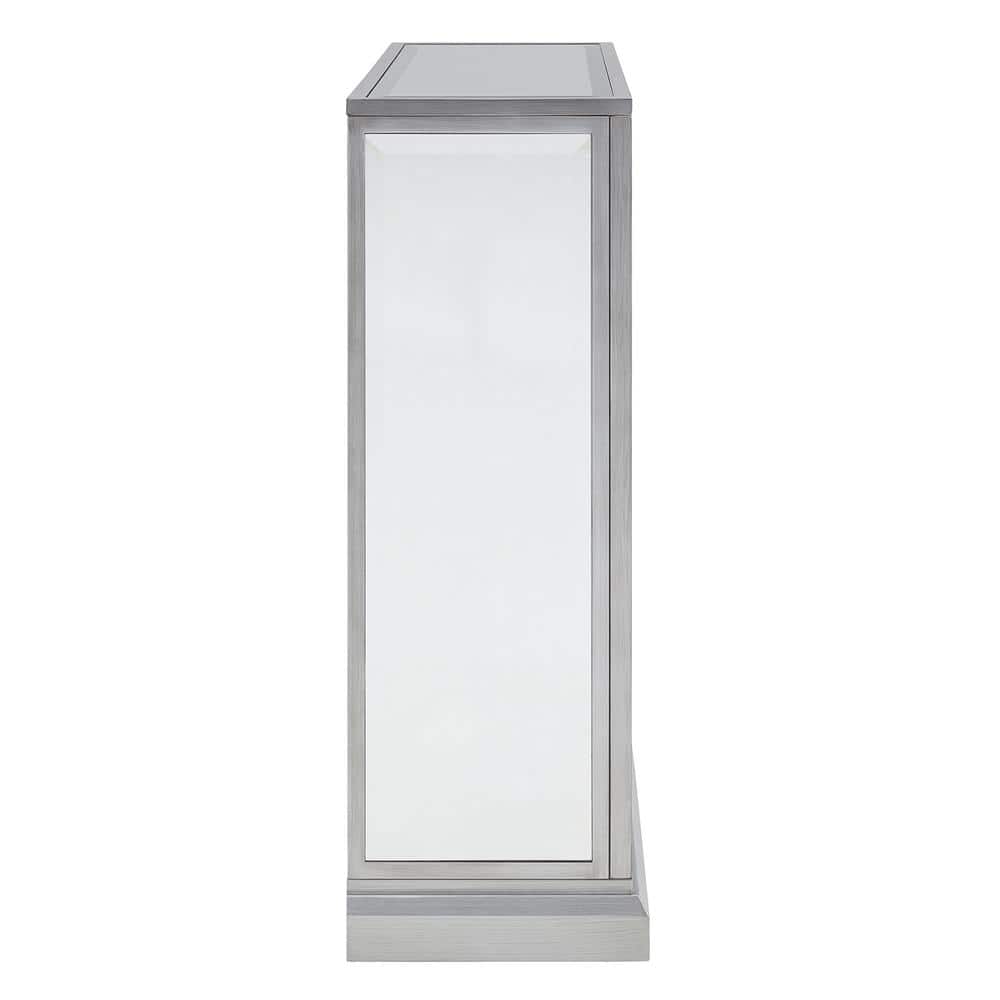 Southern Enterprises Legamma Color-Changing 44 in. Electric Fireplace in Antique Silver (3)