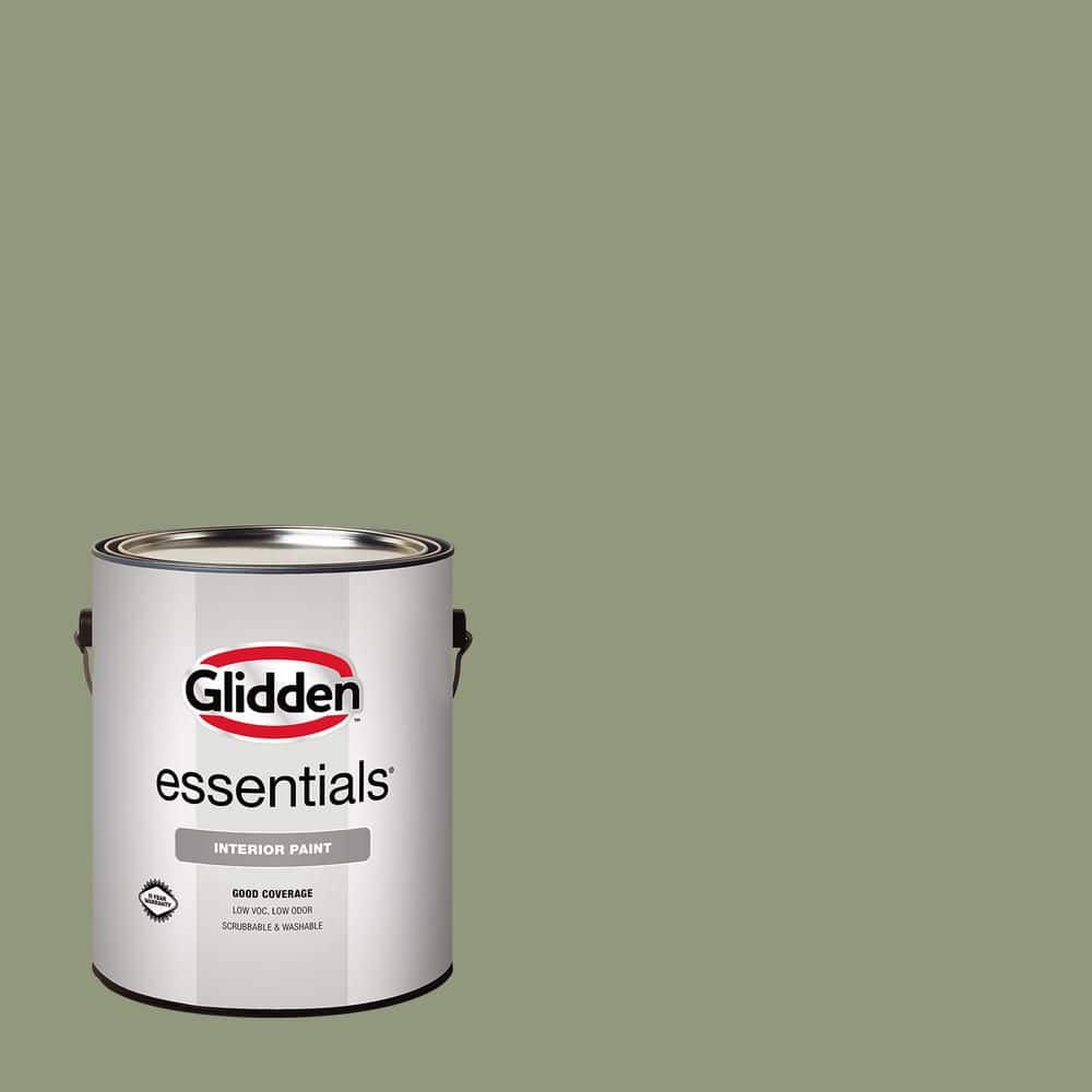 Glidden Essentials 1 gal. PPG1124-5 Cavern Moss Eggshell Interior Paint