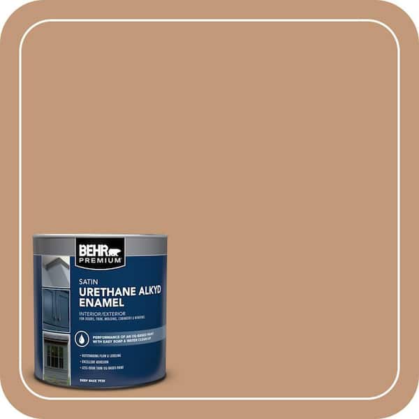 BEHR PREMIUM 1 qt. Home Decorators Collection #HDC-AC-02 Copper Moon Satin Enamel Urethane Alkyd Interior/Exterior Paint (2)