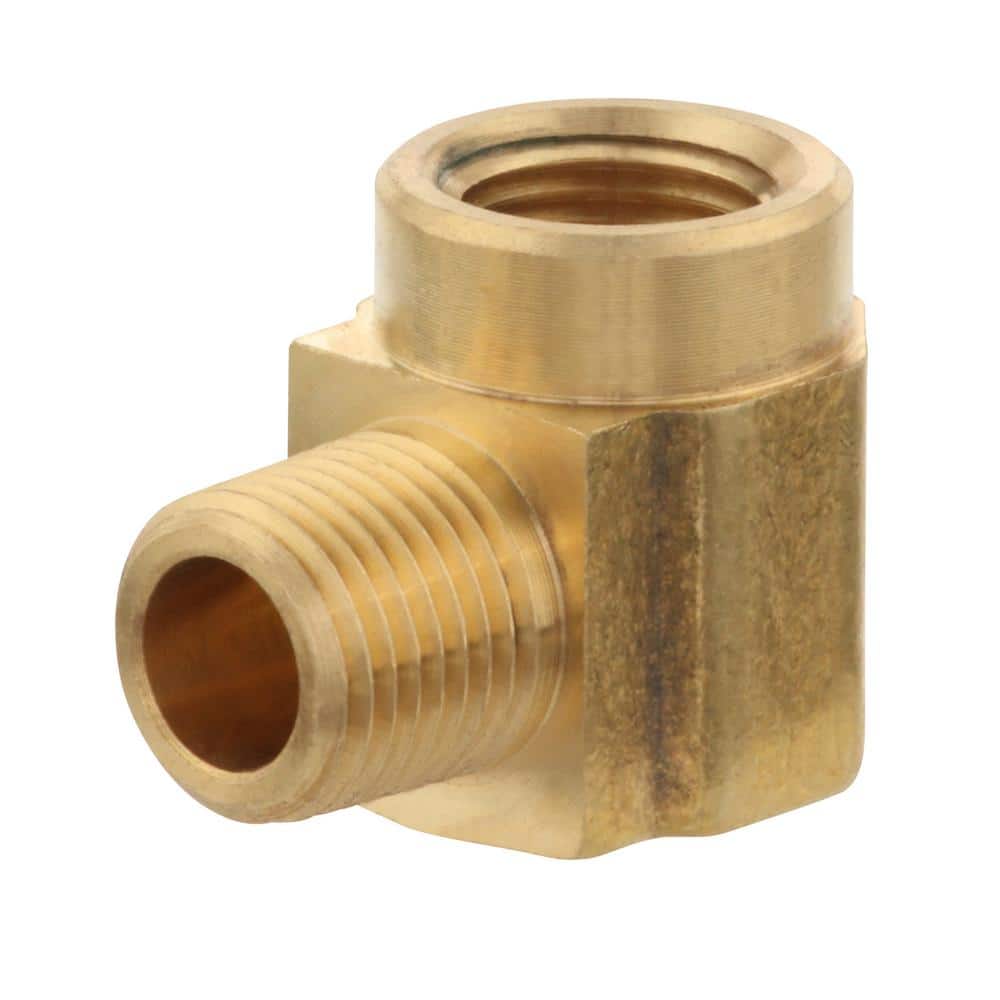 Everbilt 3/8 in. MIP 3/8 in. FIP 90-Degree Brass Street Elbow Fitting