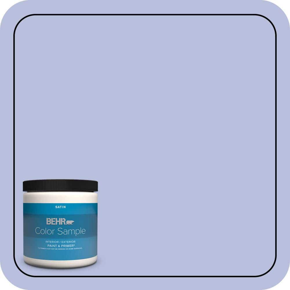 BEHR PREMIUM PLUS #MQ4-31 Stardust Evening Enamel Interior/Exterior Paint & Primer Color Sample (1)