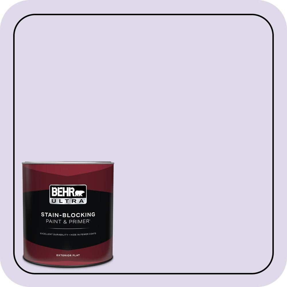 BEHR ULTRA 1 Qt. #640A-2 Misty Violet Flat Exterior Paint & Primer