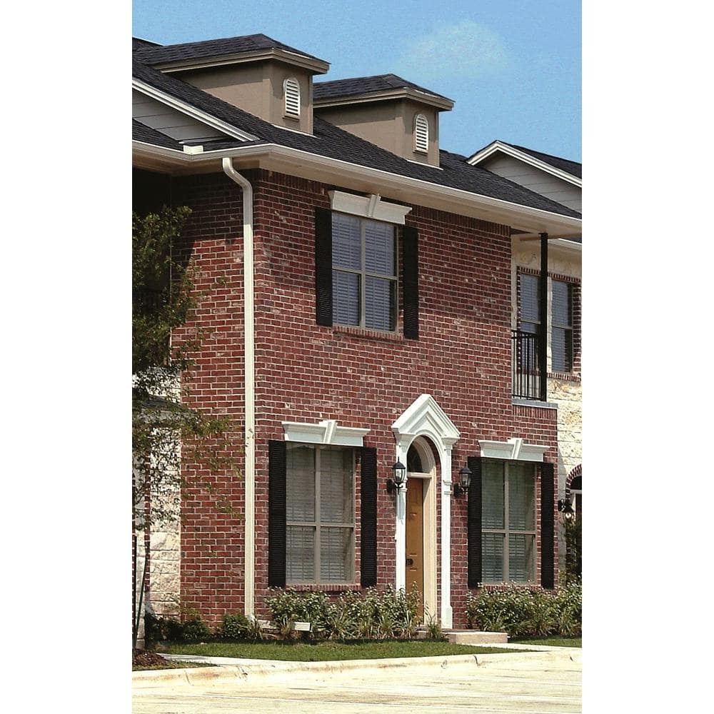 Fypon 1 - 5/8 in. x 5-1/4 in. x 90 in. Primed Polyurethane Pilaster Plain Moulding with Plinth Block (2)