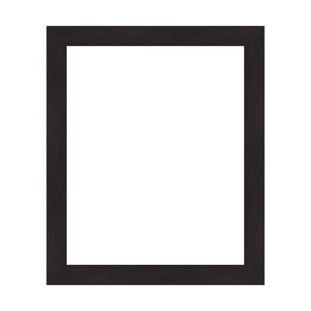 Amanti Art Mirror Makeover Furniture Espresso Narrow 21.25 in. W x 25.25 in. H Bathroom Mirror Frame Border Kit-Fits 20 x 24 mirror (1)