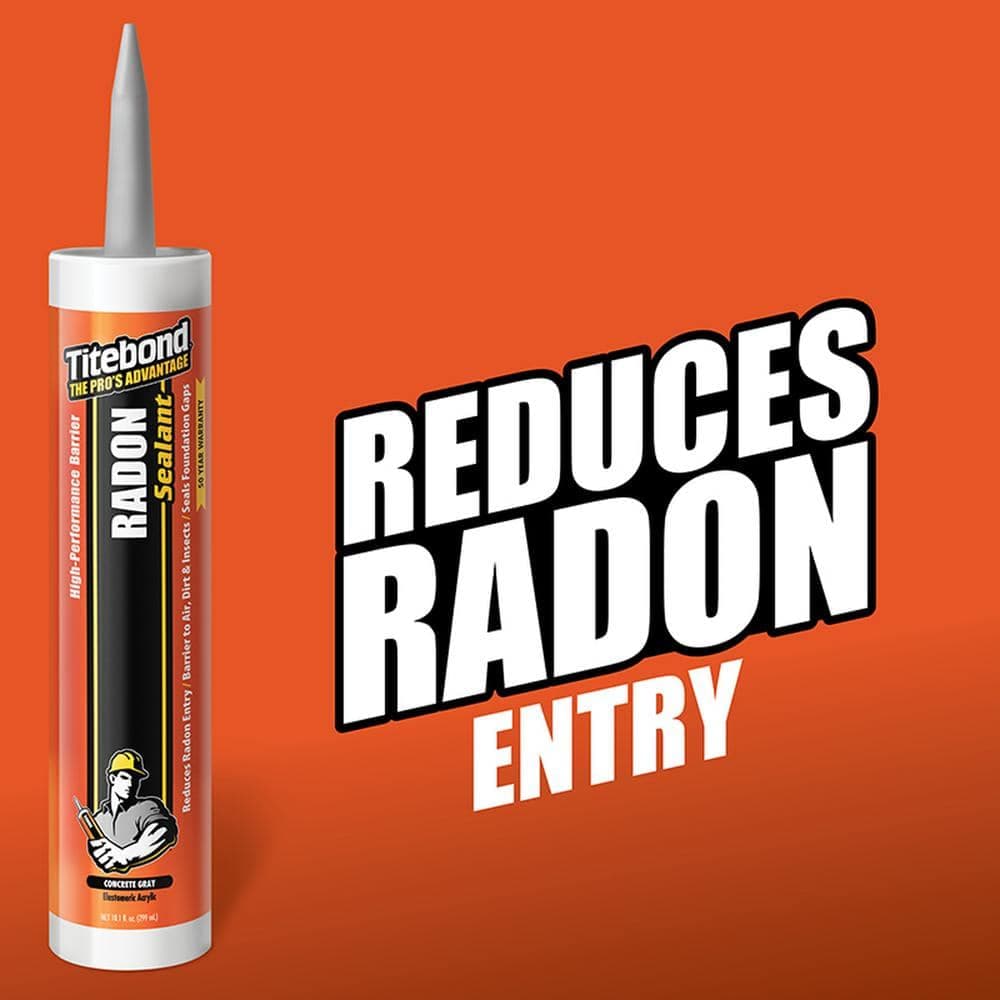 Titebond 10.1 oz. Gray Radon Sealant (12-Pack) (3)